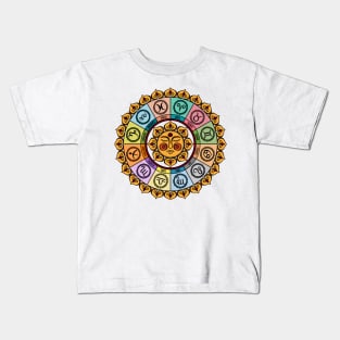 Zodiac Mandala Kids T-Shirt